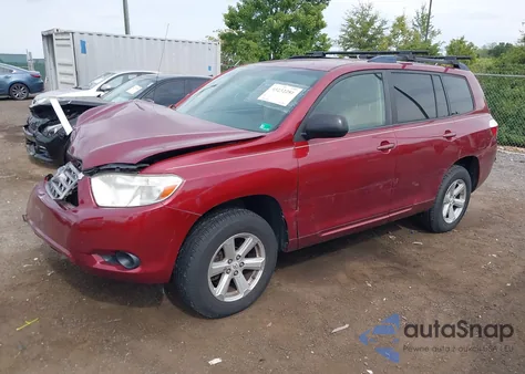 2008 Toyota Highlander z USA, uszkodzony, nr VIN JTEES41A182018596